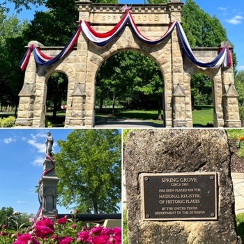 Spring Grove Arch, and Monuments