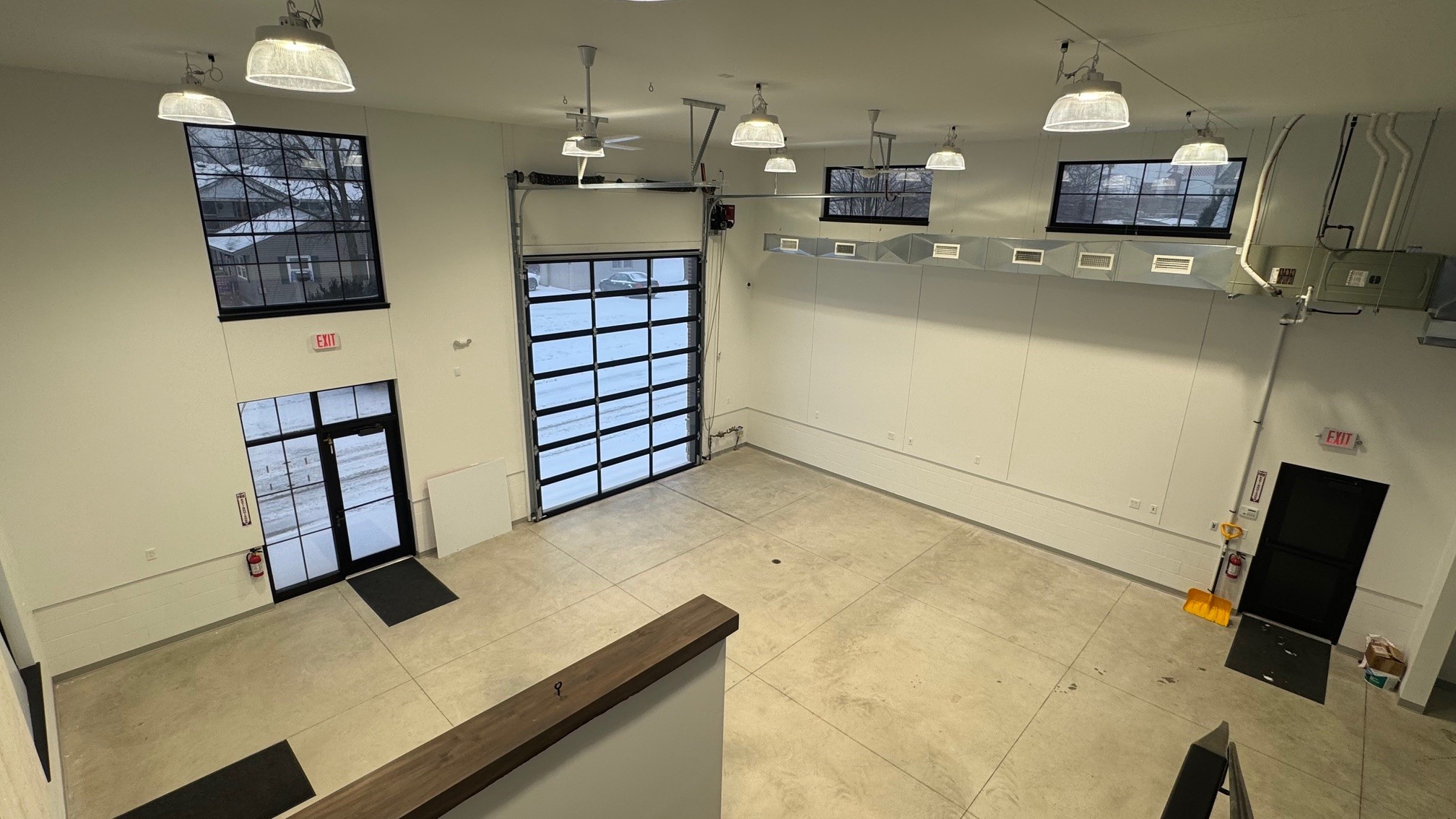 View of first floor from loft