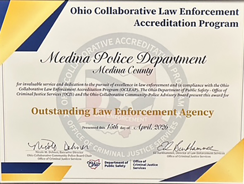 OutStanding Law Enforcement Award