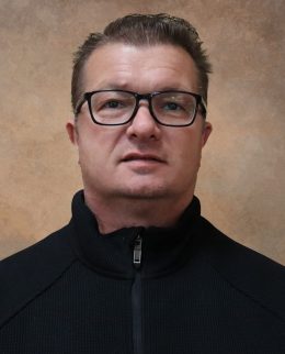 Jon Renniger in a black shirt